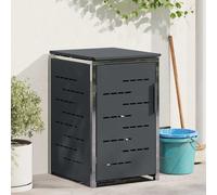 vidaXL Stoccaggio contenitore a ruote for 1 Bin 240L Antracite