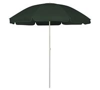 vidaXL Ombrellone da Spiaggia Verde 240 cm