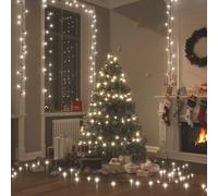 vidaXL Stringa di Luci 600 LED Interno Esterno IP44 60m Bianca Fredda