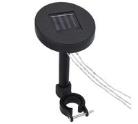 vidaXL Stringa di Luci LED per Gazebo con Pannello Solare