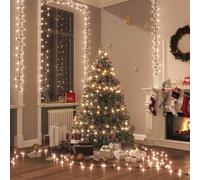 vidaXL Stringa LED Compatta con 2000 Luci LED Bianco Caldo 45 m PVC