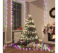 vidaXL Stringa LED Compatta con 400 LED Pastello Multicolore 13 m PVC