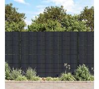 vidaXL Strisce oscuranti in PVC, 140x0,19 m, grigio scuro opaco