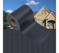vidaXL Striscia divisoria in PVC 35x0,19 m grigio scuro opaco