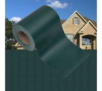 vidaXL Striscia divisoria in PVC 35x0,19 m Verde opaco
