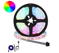 vidaXL Striscia LED 12 pcs Nero e trasparente 2100 mm Rame e plastica