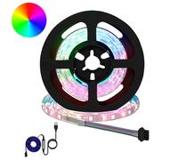 vidaXL Striscia LED 2 pcs Nero e trasparente 750 mm Rame e plastica