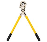 vidaXL Strumento per crimpatura di tubi idraulici 2 pz 60 kN Ø16-32 mm
