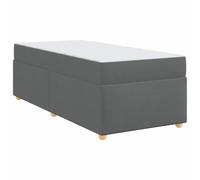 vidaXL Struttura del Letto Altro Grigio Scuro 80 x 200 cm Poliestere