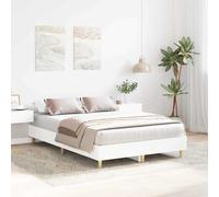 vidaXL Telaio per letto in legno di ingegneria, 137 x 190 cm, moderno e minimalista, mobile per interni durevole, design semplice, non c'è bisogno di rete, supporto solido