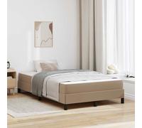vidaXL Struttura del letto Cappuccino 120 x 200 cm Tessuto