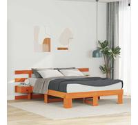 vidaXL Struttura del letto con cassetto Marrone 160 x 200 cm