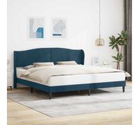 vidaXL Struttura del letto con testiera Blu 180 x 200 cm Velluto