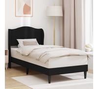 vidaXL Struttura del letto con testiera Nero 100 x 200 cm Similpelle