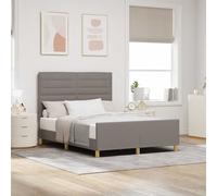 vidaXL Struttura del letto con testiera Talpa 140 x 200 cm Tessuto