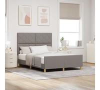 vidaXL Struttura del letto con testiera Talpa 140 x 200 cm Tessuto