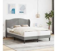 vidaXL Struttura del letto Grigio Chiaro 120 x 190 cm Velluto