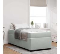 vidaXL Struttura del letto Grigio chiaro 80 x 200 cm Tessuto