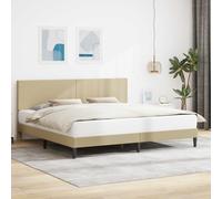 vidaXL Struttura del letto Grigio Verde Chiaro 200 x 200 cm
