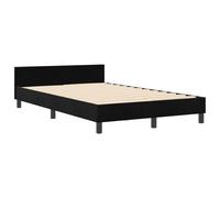 vidaXL Struttura del letto in velluto nero 120x200 cm