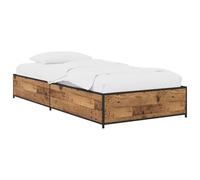 vidaXL Struttura del letto Legno antico 80 x 200 cm,