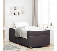 vidaXL Struttura del letto Marrone scuro 80 x 200 cm Tessuto