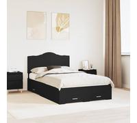 Struttura del letto Nero 135 x 190 cm Legno ingegnerizzato