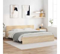 Struttura del letto Sonoma 193 x 203 cm Legno ingegnerizzato