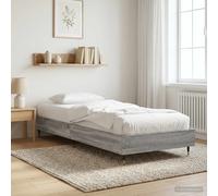 vidaXL Struttura del letto Sonoma grigio 80 x 200 cm