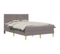 vidaXL Struttura del letto Talpa 120 x 200 cm Poliestere, Set up per camera da letto moderno, struttura letto resistente, supporto materasso in schiuma rettangolare, arredamento contemporaneo elegant