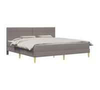vidaXL Struttura del letto Talpa 200 x 200 cm Poliestere, Set up per camera da letto moderno, struttura letto resistente, supporto materasso in schiuma rettangolare, arredamento contemporaneo elegant