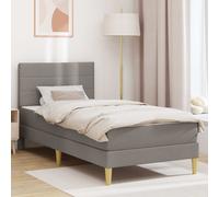 vidaXL Struttura del letto Talpa 90 x 190 cm Poliestere, Set up per camera da letto moderno, struttura letto resistente, supporto materasso in schiuma rettangolare, arredamento contemporaneo elegante