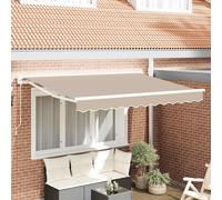 vidaXL Struttura della tenda Beige 350 x 200 cm