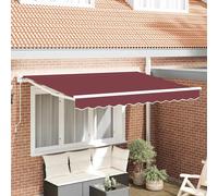 vidaXL Struttura della tenda Borgogna 250 x 200 cm