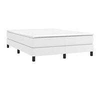 vidaXL Giroletto a Molle Bianco 140x200 cm in Similpelle