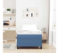 Struttura Letto Piattaforma Minimalista vidaXL In Blu | Ideale per Materasso Singolo Spazi Compatti Assemblaggio Facile Design Elegante Legno Adulti Moderno Semplice