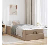 vidaXL Struttura letto con materasso Altro 2 pz Tanno PVC