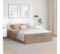 vidaXL Struttura letto con materasso Altro 2 pz Tanno PVC