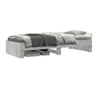 vidaXL Struttura letto con testata Grigio Cemento 80 x 200 cm,