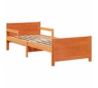 vidaXL Struttura Letto in Legno di Pino - Design Classico per Bambini, Rettangolare e Solido