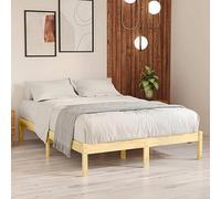 vidaXL Struttura letto in legno massello di pino 140x200 cm