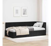 vidaXL Struttura Letto per Camera da Letto, Design Moderno e Angolare, in Velvet, per un Casa Contemporanea, Morbida al Tatto, Stile Minimalista