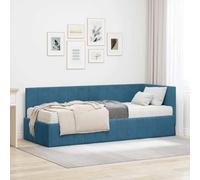 vidaXL Struttura Letto per la Camera da Letto - Base per Materasso Moderna e Angolare, Piattaforma Minimalista per un Sonno Confortevole