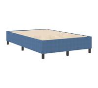 vidaXL Struttura letto piattaforma Blu 120 x 200 cm Tessuto