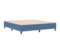 vidaXL Struttura letto piattaforma Blu 180 x 200 cm Tessuto