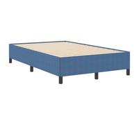 vidaXL Struttura letto in tessuto blu, metallo 120 x 200 cm, piattaforma contemporanea, struttura in legno resistente, mobili per camera da letto per interni