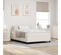 vidaXL Struttura letto piattaforma Crema 140 x 200 cm Tessuto