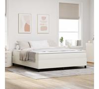 vidaXL Struttura letto piattaforma Crema 180 x 200 cm Tessuto in Cords