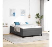 vidaXL Struttura letto piattaforma Grigio chiaro 140 x 190 cm