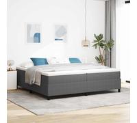 vidaXL Struttura letto piattaforma Grigio chiaro 200 x 200 cm
